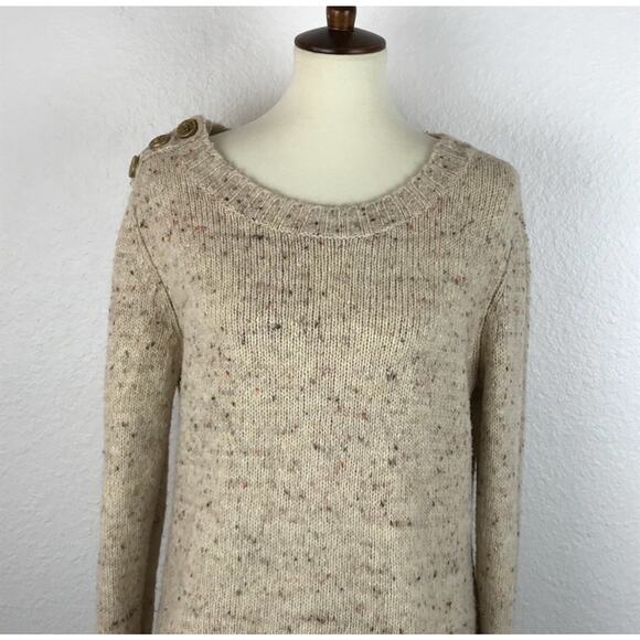 Anthropologie Charlie & Robin Sweater Pullover Tweed Knit Wool Blend - Picture 2 of 11
